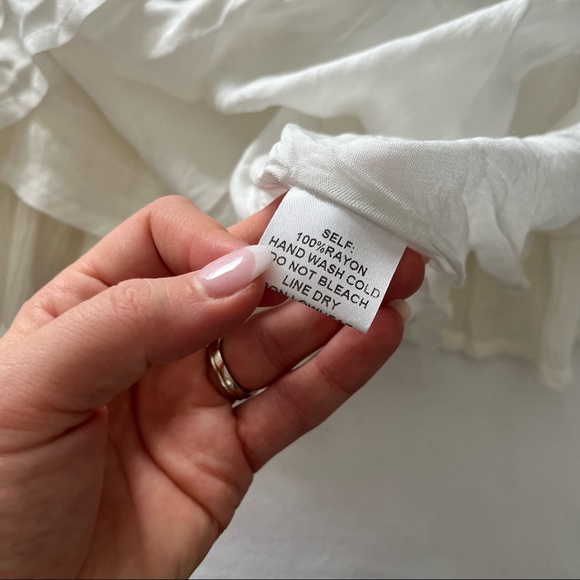 BluIvy Bohemian Style White Lace Detail A-Line Dress - Picture 11 of 17